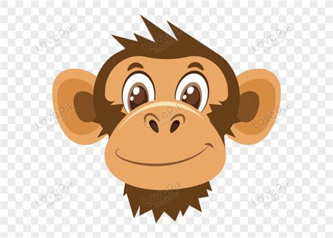 Gambar Kepala Monyet Kartun Png Unduh Gratis Lovepik