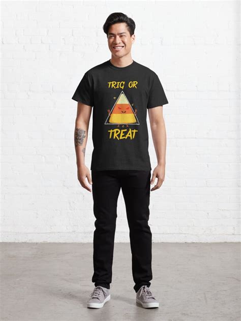 Trig Or Treat Funny Halloween Math Pun Essential T Shirt By Rawresh6