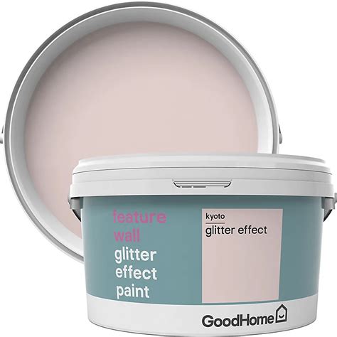 Goodhome Feature Wall Kyoto Glitter Effect Emulsion Paint 2l Diy At Bandq