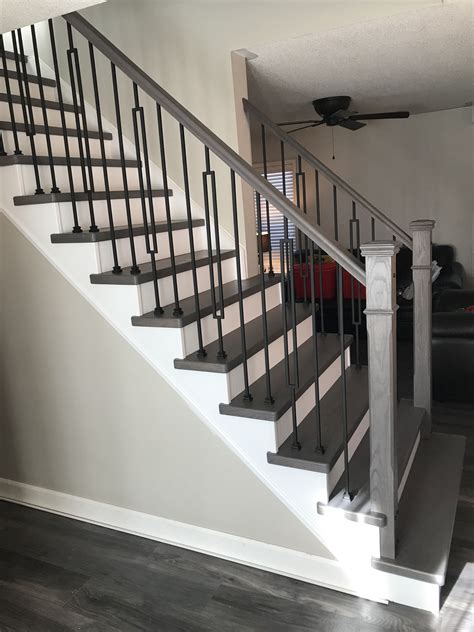 Solid Upgrades Stair Railing Design Stairway Design Stair Remodel