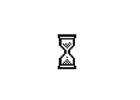 Time Hourglass Pixel Pixelart Sticker By Inactivebambi