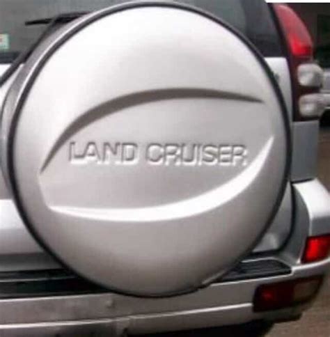 Landcruiser Spare Wheel Cover Silver Imob Auto