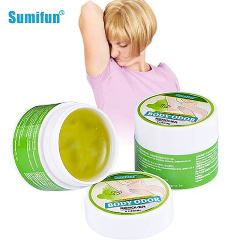 Body Odor Removal Cream Herbs Menthol Armpit Underarm Smell Remover