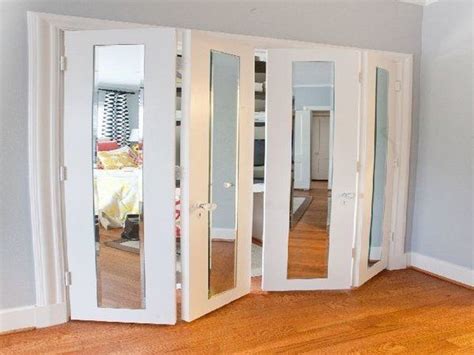 They can come with translucent parts to spice up the look a bit more. Accordion closet doors - space saving ideas for your home ...