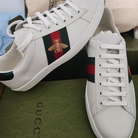 Gucci Shoes Gucci New Ace Bee Embroidered Sneakers Poshmark