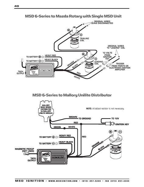 Wiring procedures as stated in the instructions for the ignition. Mallory Unilite Wiring Diagram Sbc Diagrams Schematics ...
