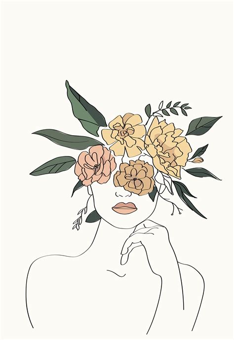 Peony flower, art print of pen illustration, flower drawing, floral tattoo, botanical line drawing, feminine art, peony tattoo, wall decor. Modern minimalist female one line drawing print flower ...