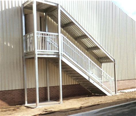 H vinyl overlay left return for stairs 1 in. Steel Stairs | Structural Steel Fabricators Midlands ...