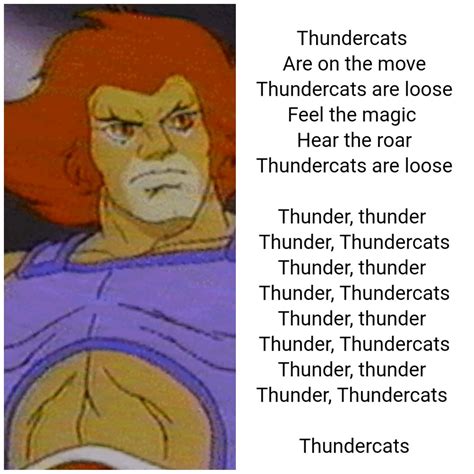 Thundercats Theme Song Europenasad