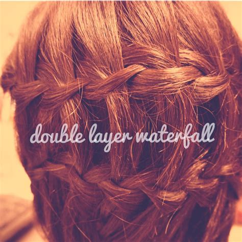 Maybe you would like to learn more about one of these? double layer waterfall | Hairstyle, Hair styles, Hair