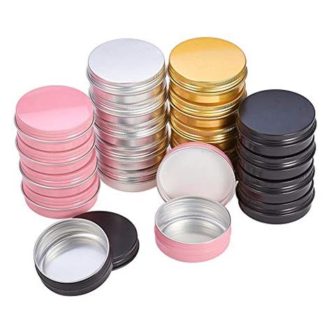 Ph Pandahall 2oz 28 Pack Aluminum Tin Cans Round Metal Tin Container