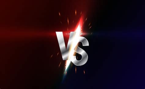 Free Vector Versus Vs Competition Battle Background Template Design