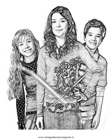 Icarly Coloring Pages