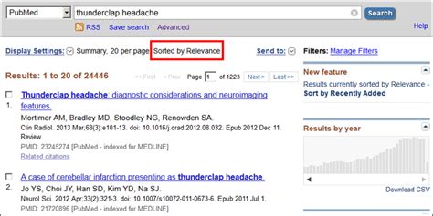 Pubmed Relevance Sort Nlm Technical Bulletin 2013 Sep Oct