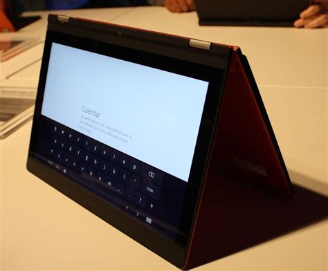 Shapeshifters Hands On With Lenovos Windows 8 Tablaptops Ars Technica