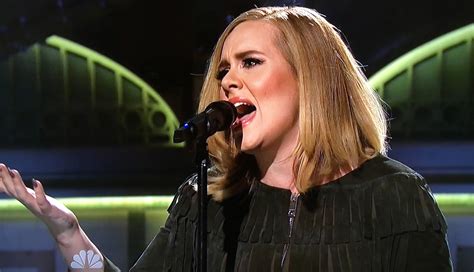 Adele Sings When We Were Babe Live On SNL Video Adele Saturday Night Live Just Jared