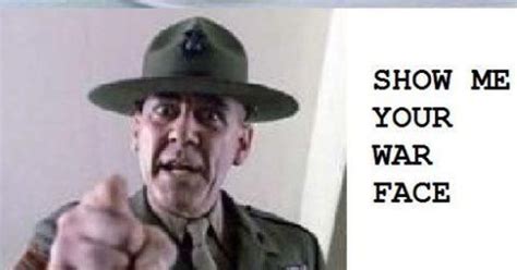Full Metal Jacket War Cry - Show me your war face!! | Such A Dork | Pinterest | Laughter, Crying