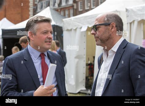 College Green London Uk 3 September 2019 Labour Mp Jonathan Ashworth Takes Part In Interview