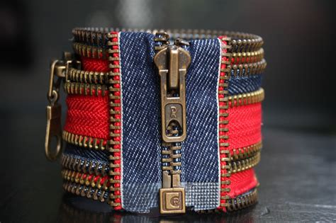 Zipper Bracelet Zipper Crafts Accessories Diy Jewelry Denim Jewelry