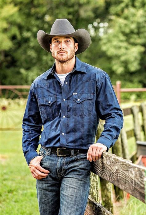Hot Cowboy By Fence Hot Country Men Hot Cowboys Country Mens Fashion