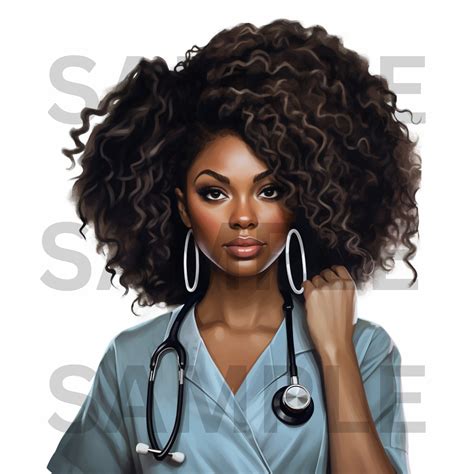 Black Nurse Clip Art Black Nurse Png Healthcare Clip Art Nurse Graduationmedical Clip Art Black