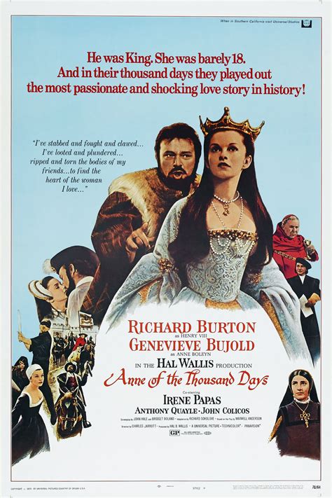 Anne of the Thousand Days (1969) - Posters — The Movie Database (TMDb)