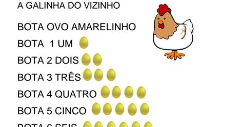 LEIA E CANTE A PARLENDA A GALINHA DO VIZINHO Pdf Google Drive