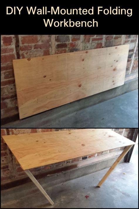 This Fold Up Workbench Is The Perfect Solution For A Space That Has To