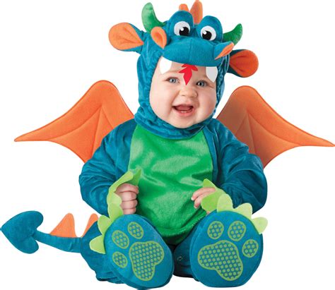 Classic Retro Incharacter Costumes Baby Dinky Dragon Infant Toddler
