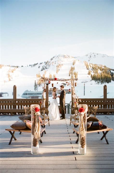 10 Amazing Ski Resort Wedding Venues Across The Us Mywedding Ski