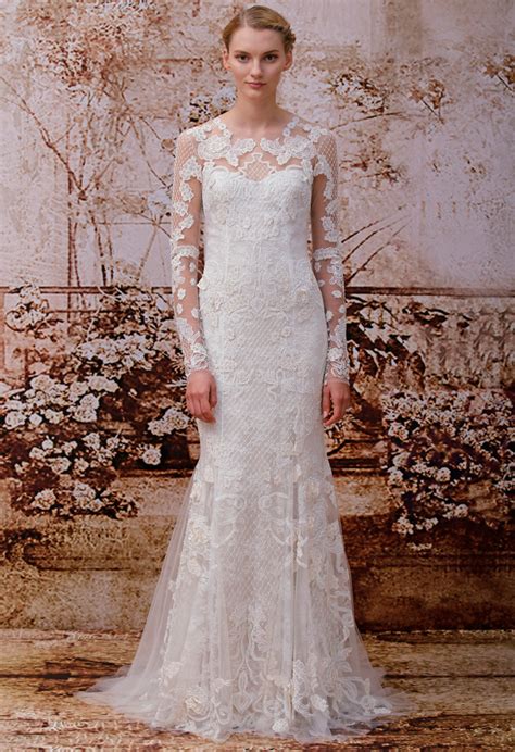 Monique Lhuillier Fall 2014 Collection Full Of Vintage Romance Chic