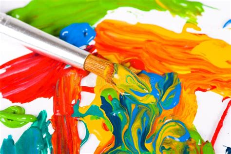 Artist Paint Brush Stock Photo Image Of Colour Design 6073454