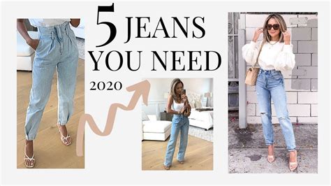 5 Jean Trends You Need Now 5 Denim Must Haves 2020 Youtube