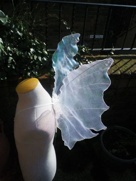 Fairy Wings White Realistic Shimmery Silvery Iridescent Etsy Real