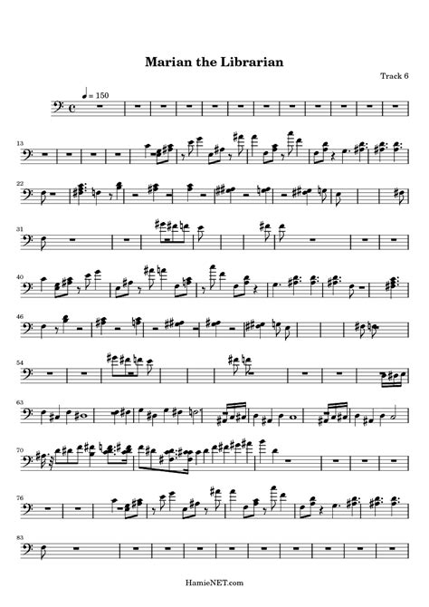 The song marian the librarian performed by robert preston. Marian the Librarian Sheet Music - Marian the Librarian Score • HamieNET.com