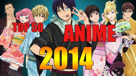 Top 50 Anime 2014 Youtube
