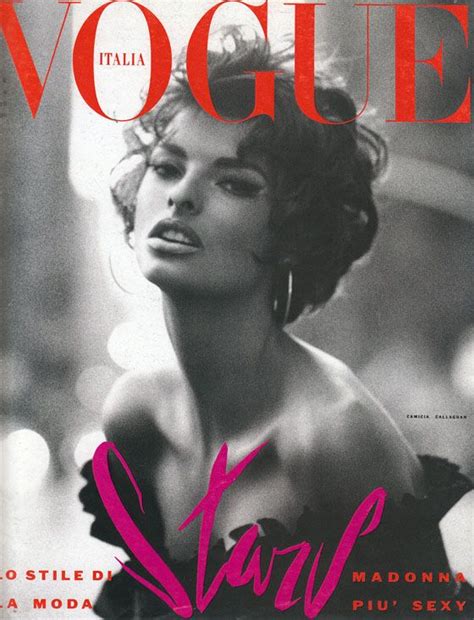 Best Cover Magazine Linda Evangelista By Steven Meisel For Vogue Italy June CoDesign