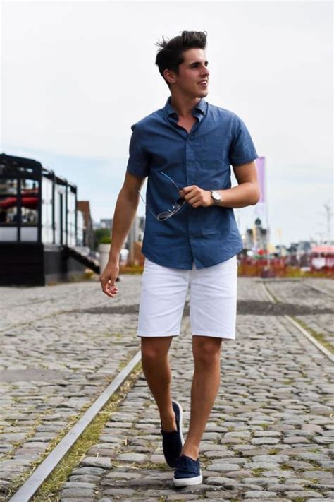 the classic white 3 new ways to style white shorts this summer 2019 mens summer outfits