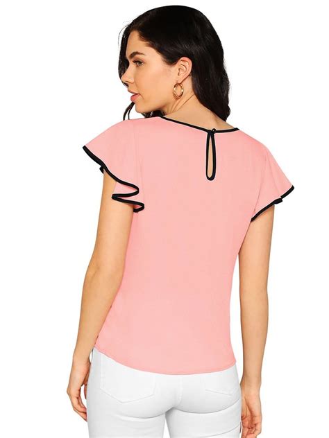 Polyester Pink Woman Casual Top 200gsm At Rs 245piece In Surat Id 27606768891