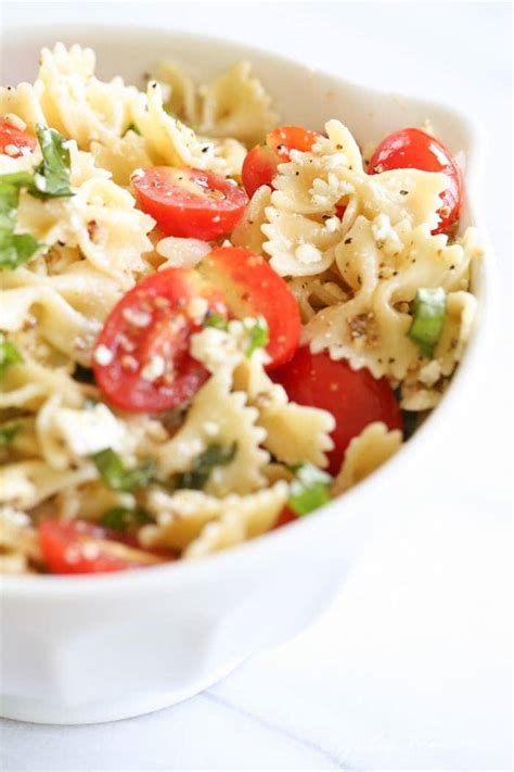 Light And Easy Pasta Salad Recipe Bow Tie Pasta Salad