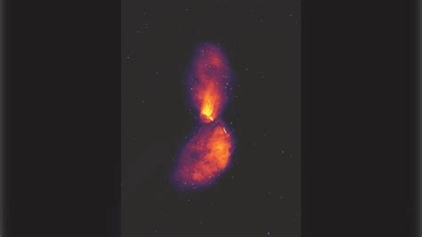 Astronomers Capture Black Hole Eruption 12 Million Light Years From