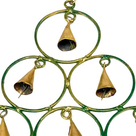 Chime 9 Bells 6 Circles Recycled Metal