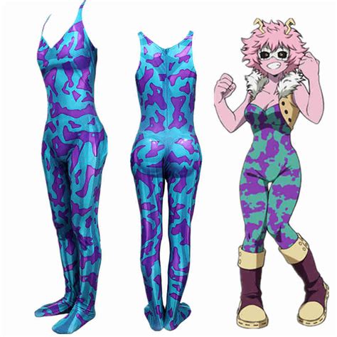 Which my hero academia characters had the greatest wasted potential? Anime My Hero Academia Mina Ashido Jumpsuit Cosplay Costume