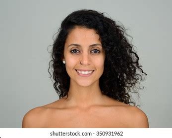 Portrait Beautiful Naked Brazilian Woman Smiling 스톡 사진 Shutterstock