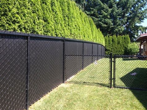 Come to Us for a Chain Link Fence | Black chain link fence, Chain link fence panels, Privacy 