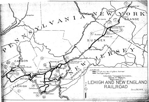 The Lehigh And New England Railroad