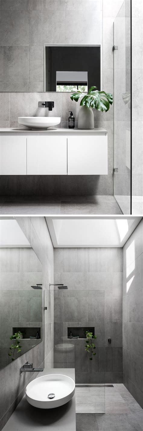 Bathrooms / gray, photo galleries. The Contemporary Renovation Of A 100 Year-Old Home In ...