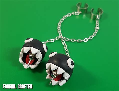 The Fangirl Crafter Super Mario Earrings