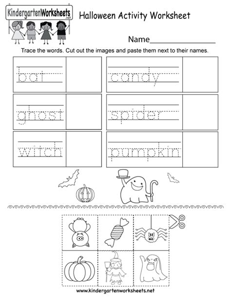 Halloween Phonics Worksheets Free