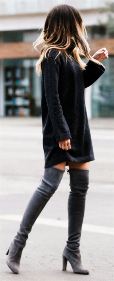 40 trend setting winter outfits with boots buzz16
